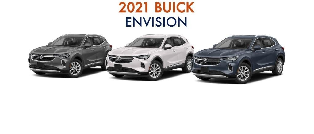 2021 Buick Envision models lineup display
