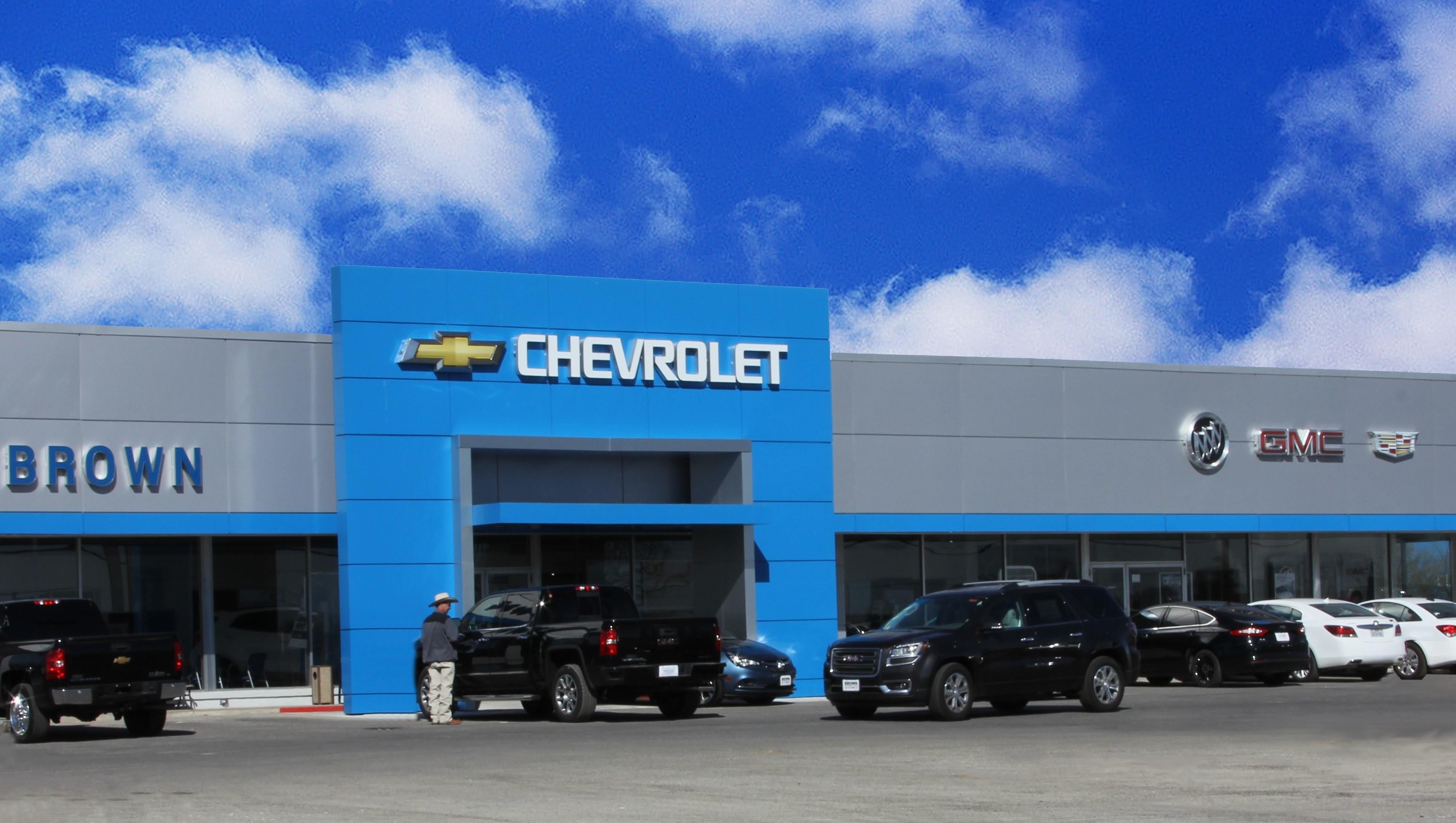 Exterior view of Chevrolet Showroom